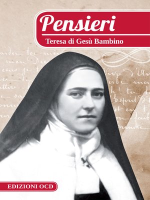 cover image of Pensieri. Teresa di Gesù Bambino